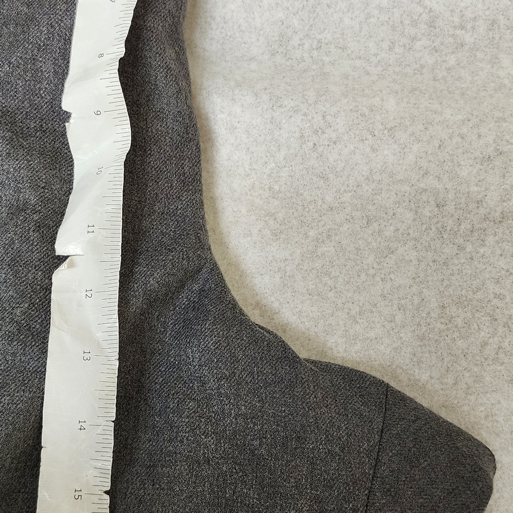 CHAUS Woman Gray Dress Pants Size 24 NWT Gray Wool Lined - Picture 8 of 8